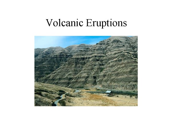 Volcanic Eruptions