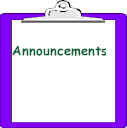 Announcements