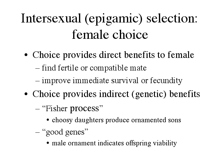 Female Choice