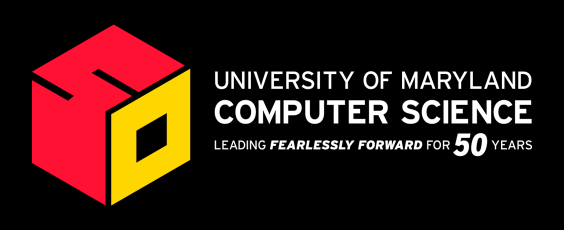 A logo. On the left is a red and yellow cube made of blocky numbers 5 and 0. To the right the text says, Computer Science-Leading Fearlessly Forward for 50 Years