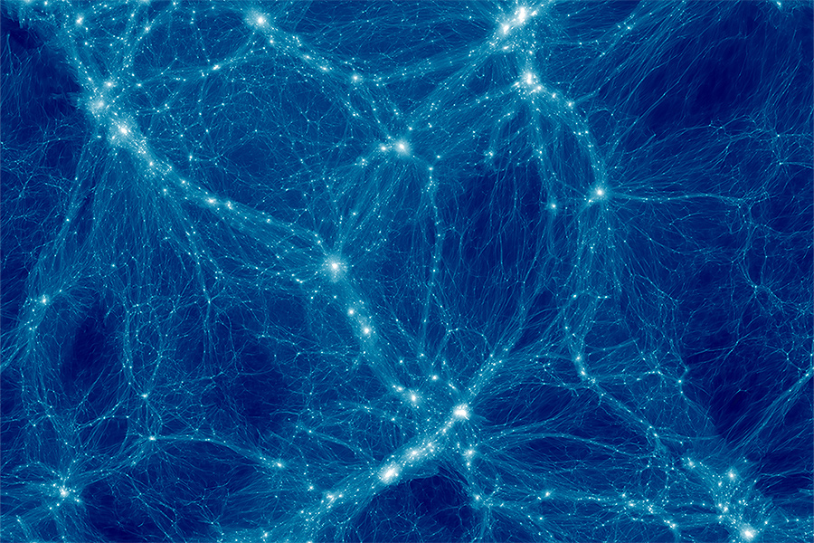 A web of dark matter