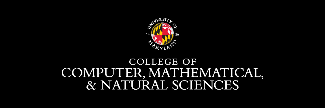 College of Computer, Mathematica, and Natural Sciences logo. Click to visit our website.