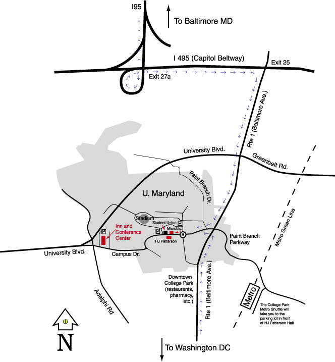 Directions to H.J. Patterson Hall