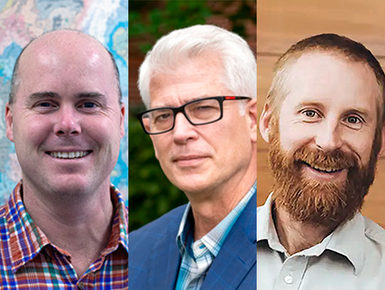 (L-R) James Farquhar, Lawrence Sita and Ian Spielman