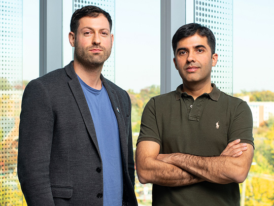 (L-R) Tom Goldstein and Abhinav Bhatele