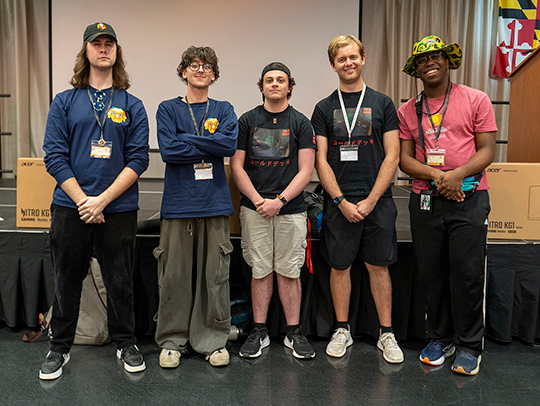 The UMD team at the hackUMBC Game Jamathon