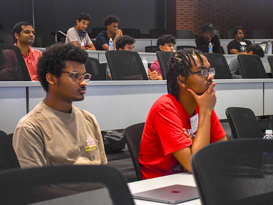 Students at the Hatchery event