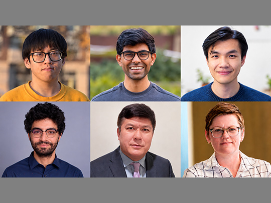 A collage of 6 new faculty members