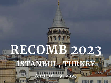 Conference logo for RECOMB 2023