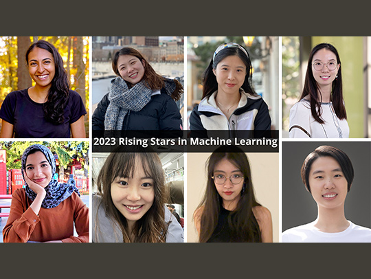 A collage of the Center for Machine Learning's 2024 rising stars