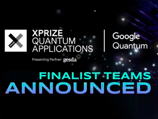 A bricht graphic advertizing the Google XPRIZE finalists