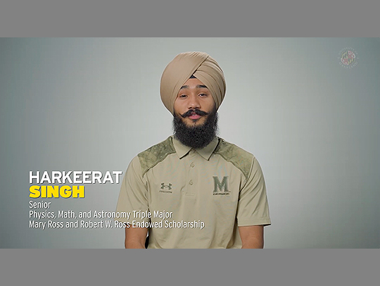 A video still of Harkeerat Singh