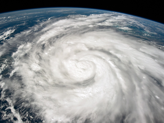 Hurricane Ian off the eastern coast of Belize. Credit: NASA-Johnson