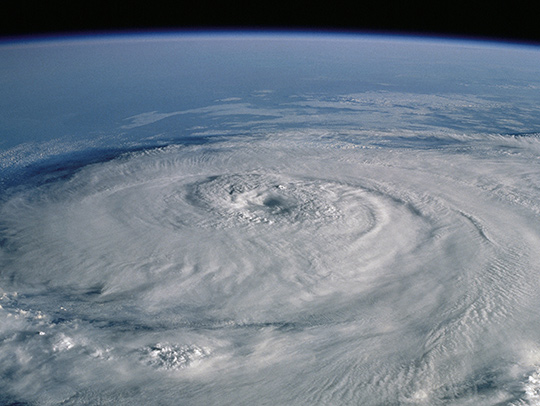 Hurricane Elena seen from space. Credit: NASA