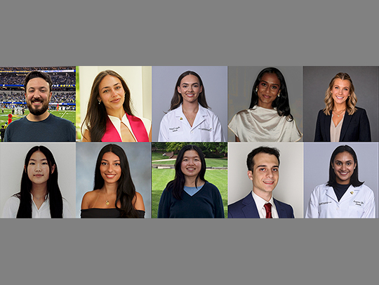 A collage of headshots of the 10 summer 2026 interns.