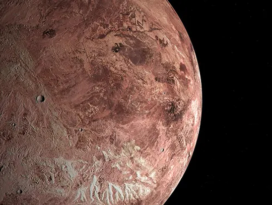 Artist's conception of the dwarf planet Makemake. Credit: Getty Images