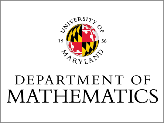 UMD Department of Mathematics logo