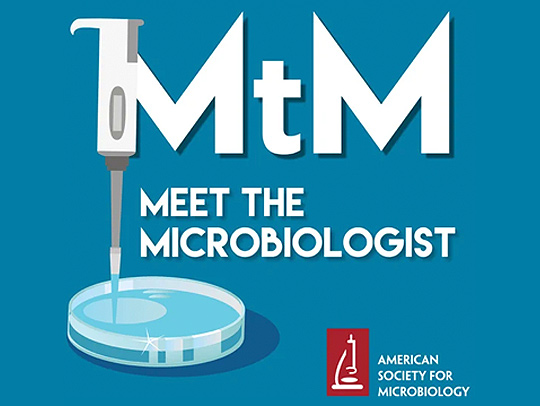 Meet the Microbiologist podcast logo