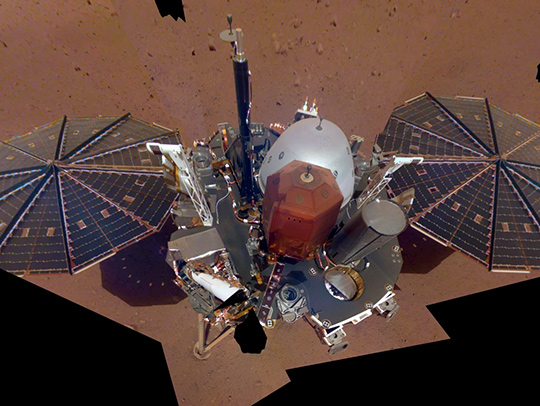 The Mars Insight lander. Credit: NASA.