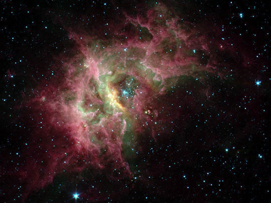 The RCW 49 galactic nebula. Credit: NASA/JPL/Caltech/E. Chirchwell