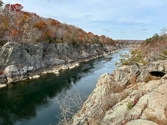 The Potomac River valley in the fall. Credit: Sujay Kaushal