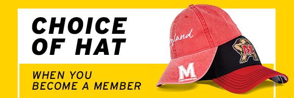 Your choice of hat when you join the UMD Alumni Association