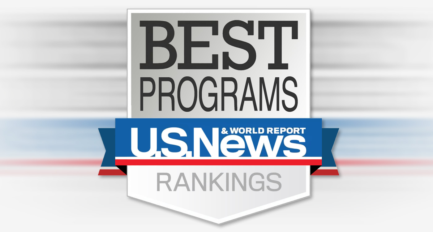 U.S. News and World Report Best Programs shield-shaped logo